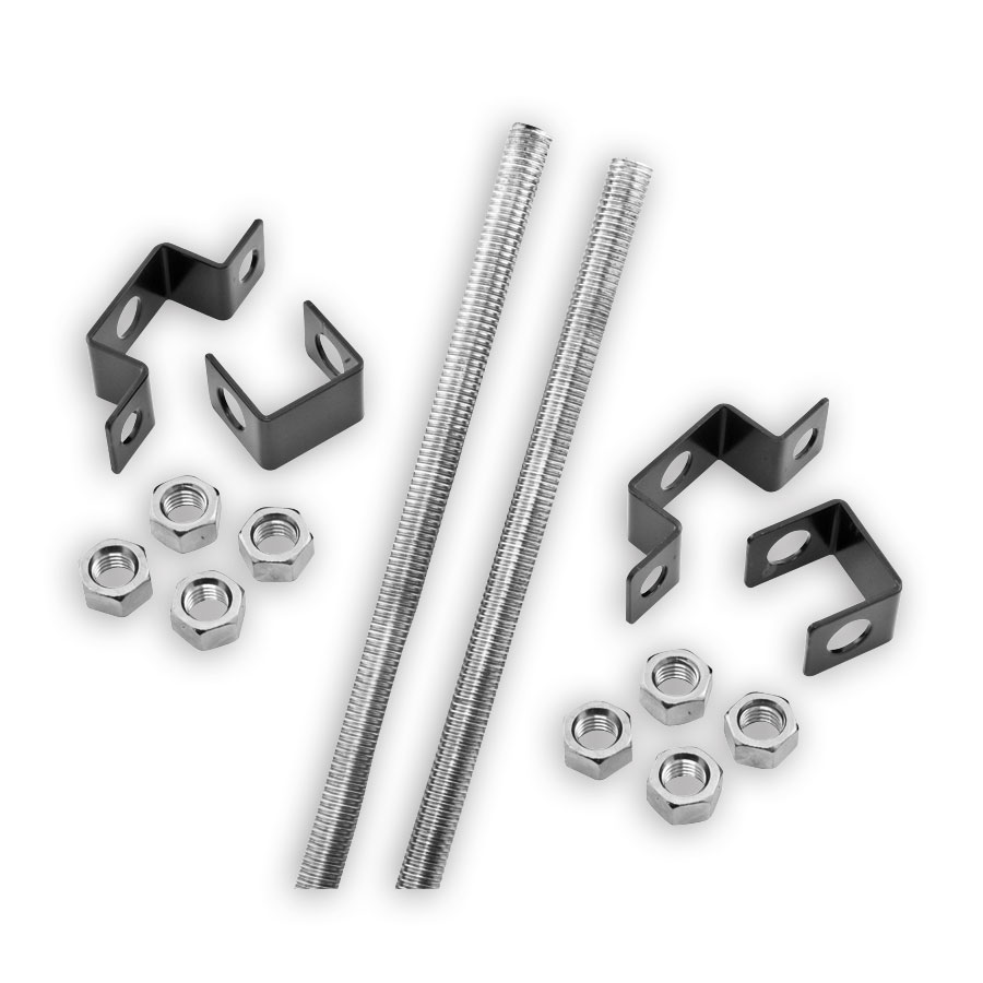Hubbell HLCMK Ceiling mounting kit with two 6’ threaded rods